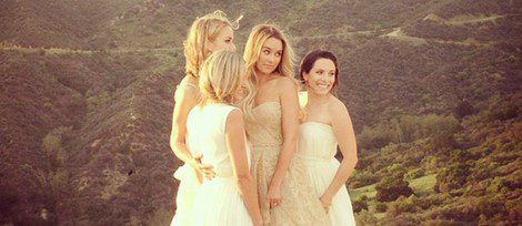 Foto de la boda compartida por Lauren Conrad en su cuenta de Instagram