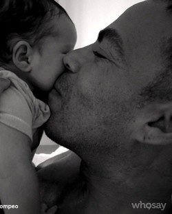Chris Ivery con su hija Sienna May / Foto: WhoSay