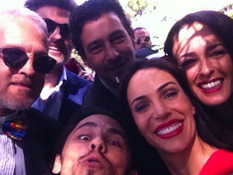 Selfie de actores en la boda de Bárbara Muñoz / Instagram