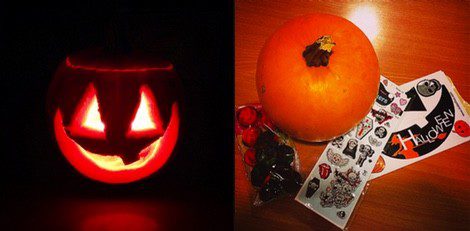 Paula Echevarría y Daniella hacen su calabaza de Halloween / Foto: Instagram