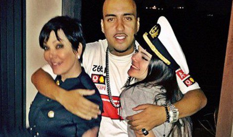 French Montana con Kendall y Kris Jenner