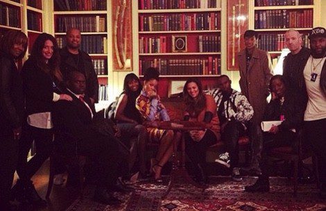 Rihanna con sus amigos en la Casa Blanca / Foto: Instagram