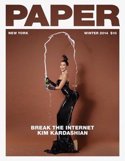 Kim Kardashian en Paper Magazine