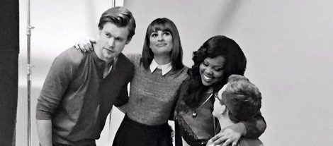 Los actores de 'Glee' en la sesión de fotos para la sexta temporada de la serie | Twitter