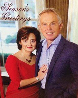 Tony Blair y Cherie en Twitter