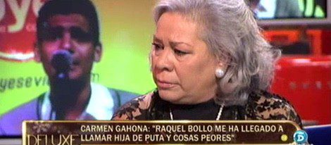 Carmen Gahona asiste a 'Sálvame Deluxe' para contar su verdad sobre Raquel Bollo