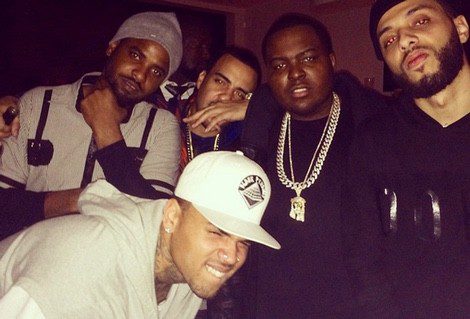 Chris Brown en la Sean Kingston's Annual Holiday Party