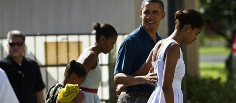 La familia Obama al completo disfruta de unas divertidas Navidades en Hawai