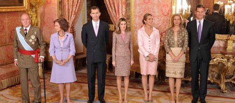 La Familia Real junto a Iñaki Urdangarín