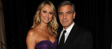 George Clooney y Stacy Kiebler pasan con Cindy Crawford sus primeras navidades como pareja