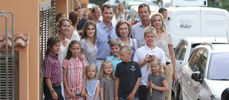 La Familia Real durante sus vacaciones en Mallorca