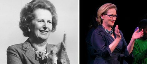 Margaret Thatcher y Meryl Streep