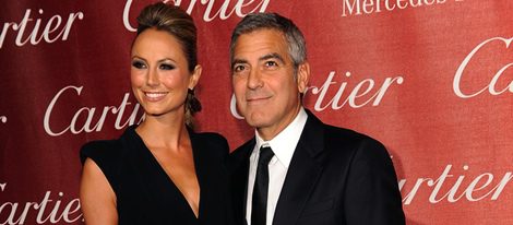 George Clooney y Stacy Keibler en el Festival