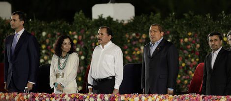 El Príncipe, Daniel Ortega, Hugo Chávez y Mahmud Ahmadineyad
