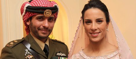 Los Príncipes Hamzah y Basma de Jordania