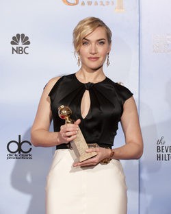 Kate Winslet, Mejor Actriz de Miniserie por 'Mildred Pierce', consigue su tercer Globo de Oro