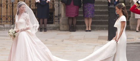 La duquesa de Cambridge y Pippa Middleton