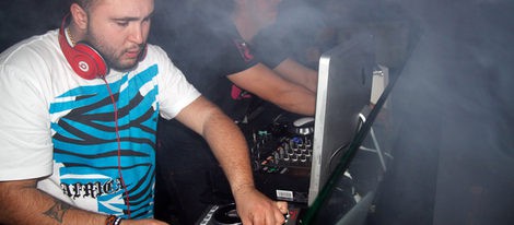 Kiko Rivera ejerce de Dj en una discoteca de Málaga