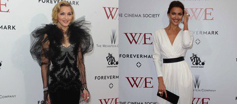 Irina Shayk apoya a Madonna en el estreno de su película 'W.E.' en Nueva York