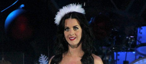Katy Perry durante su concierto en Yakarta