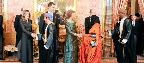 Los Reyes de España y los Príncipes de Asturias reciben al Cuerpo Diplomático en el Palacio Real