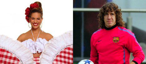 Carles Puyol y Giselle Lacouture
