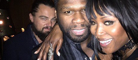 50 Cent, Naomi Campbel y Leonardo DiCaprio