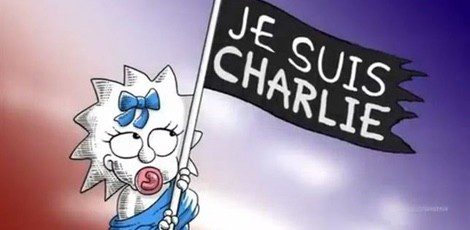 Los Simpson apoyan a Charlie Hebdo