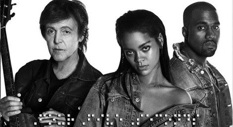 Paul McCartney y Kanye West en los Grammy 2009