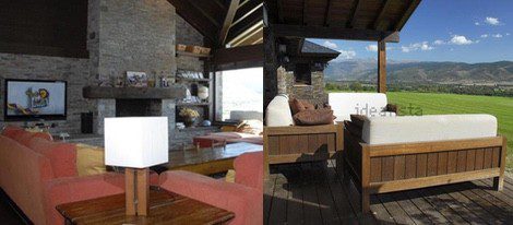 Salón y terraza de la casa de Ger que quieren comprar Gerard Piqué y Shakira
