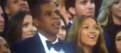 Reacción de Jay-Z y Beyoncé a la interrupción de Kanye West | Vine