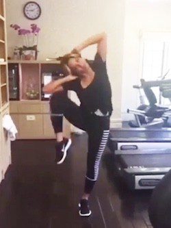 Beyoncé entrenando | Instagram