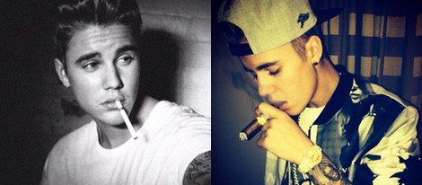 Justin Bieber fumando | Instagram