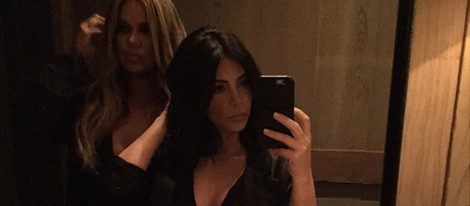 Kim y Khloé Kardashian en Napa Foto: Instagram