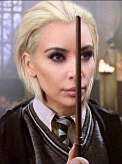 Kim Kardashian como Draco Malfoy | Instagram Tom Felton