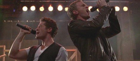 Neil Patrick Harris canta con Matthew Morrison en el capítulo de Glee 'Dream On' Foto:FOX