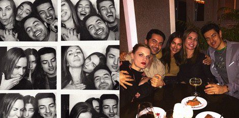 Irina Shayk con unos amigos en el cumpleaños de Bruce Willis / Instagram