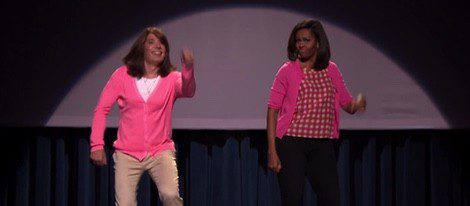 Jimmy Fallon y Michelle Obama bailan contra la obesidad infantil