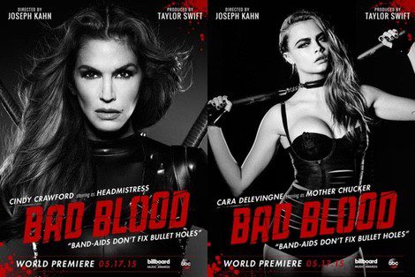 Cindy Crawford y Cara Delevingne, preparadas para 'Bad Blood'