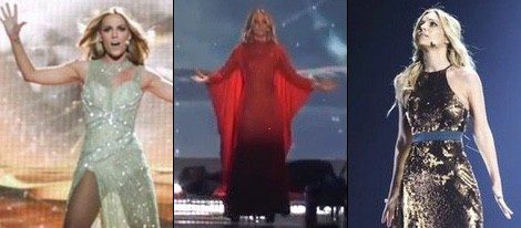 Los distintos vestidos de Edurne durante los ensayos de 'Amanecer' en Eurovisión 2015
