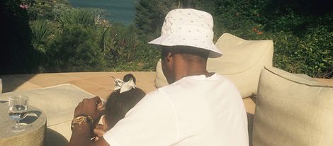 Jay Z disfruta de las vacaciones en familia junto a su hija Blue Ivy Carter