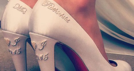 Nicky Hilton lució unos zapatos Louboutin personalizados el día de su boda