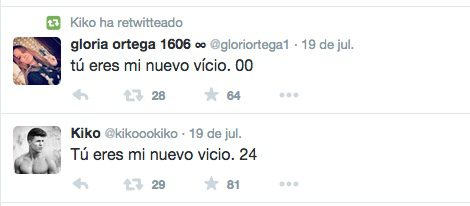 Gloria Camila y Kiko se dedican mensajes en Twitter