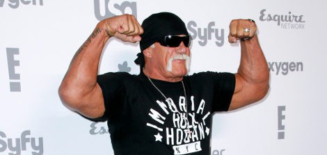 Hulk Hogan en una presentación el pasado mes de mayo