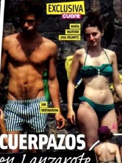 María Valverde y Jon Kortajarena de vacaciones