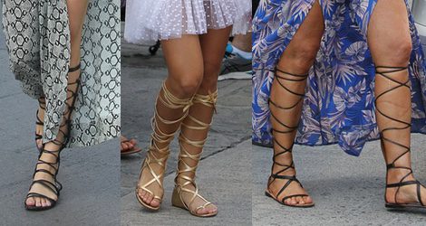 Kendall, Kourtney y Kris con el mismo estilo de zapatos en su día de compras por St. Barts