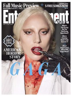 Lady Gaga en la portada de Entertaiment Weekly