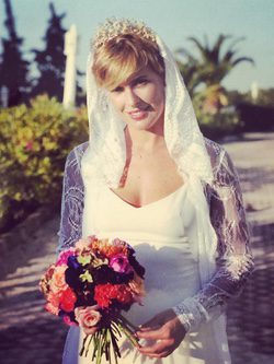 Tania Llasera vestida de novia / Instagram