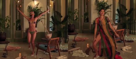 Irina Shayk baila alocadamente en un clip para Vogue.com
