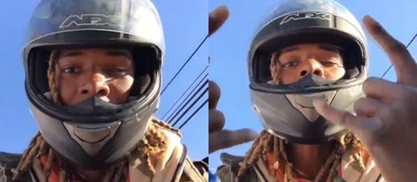 Fetty Wap en su motocicleta | Instagram